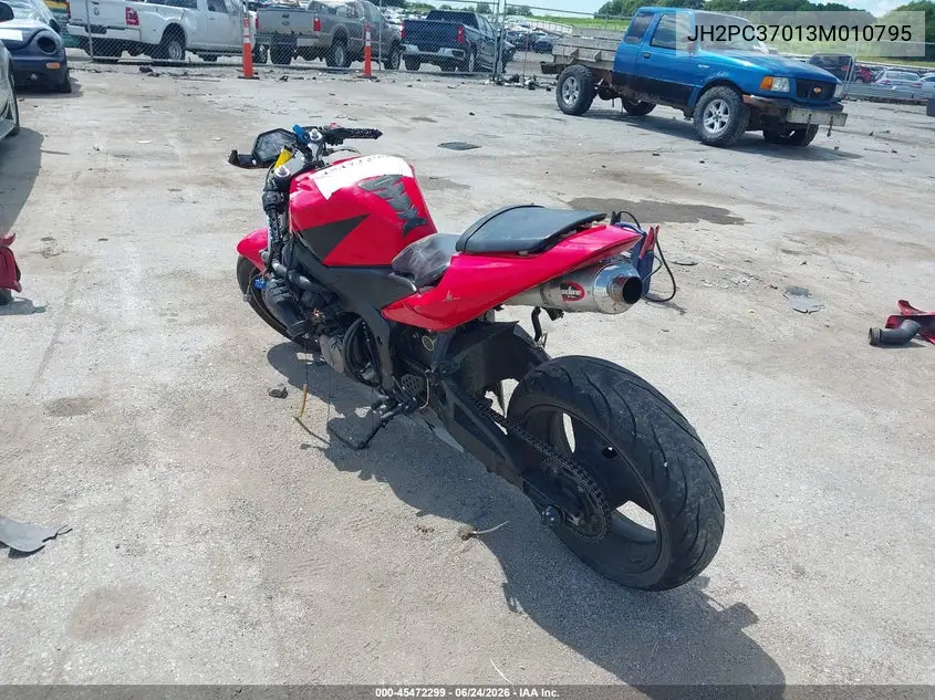 2003 Honda Cbr600 Rr VIN: JH2PC37013M010795 Lot: 45472299