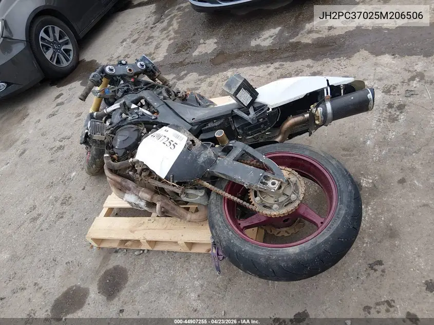 2005 Honda Cbr600 Rr VIN: JH2PC37025M206506 Lot: 44907255