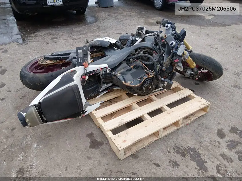 2005 Honda Cbr600 Rr VIN: JH2PC37025M206506 Lot: 44907255