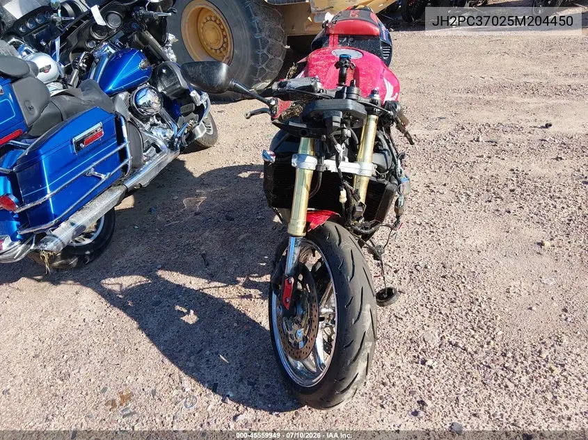 2005 Honda Cbr600 Rr VIN: JH2PC37025M204450 Lot: 45559949