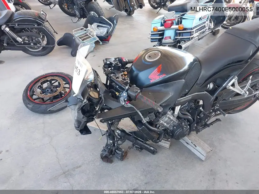 2014 Honda Cbr650 F VIN: MLHRC7400E5000055 Lot: 45557053