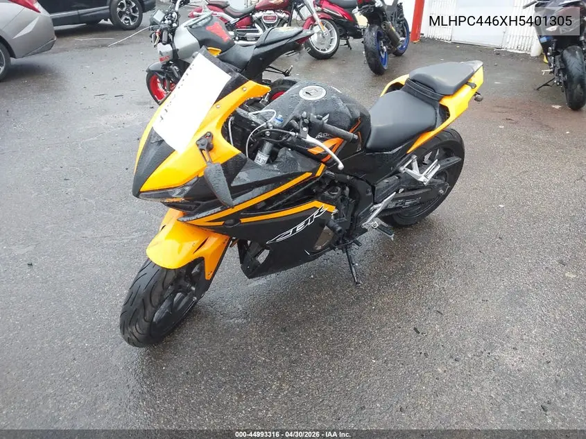 2017 Honda Cbr500 R VIN: MLHPC446XH5401305 Lot: 44993316