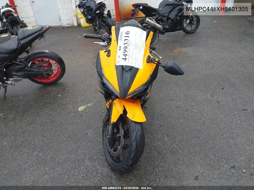 2017 Honda Cbr500 R VIN: MLHPC446XH5401305 Lot: 44993316