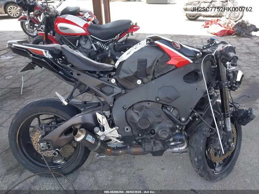 2017 Honda Cbr1000 Ra VIN: JH2SC7752HK000762 Lot: 45266394