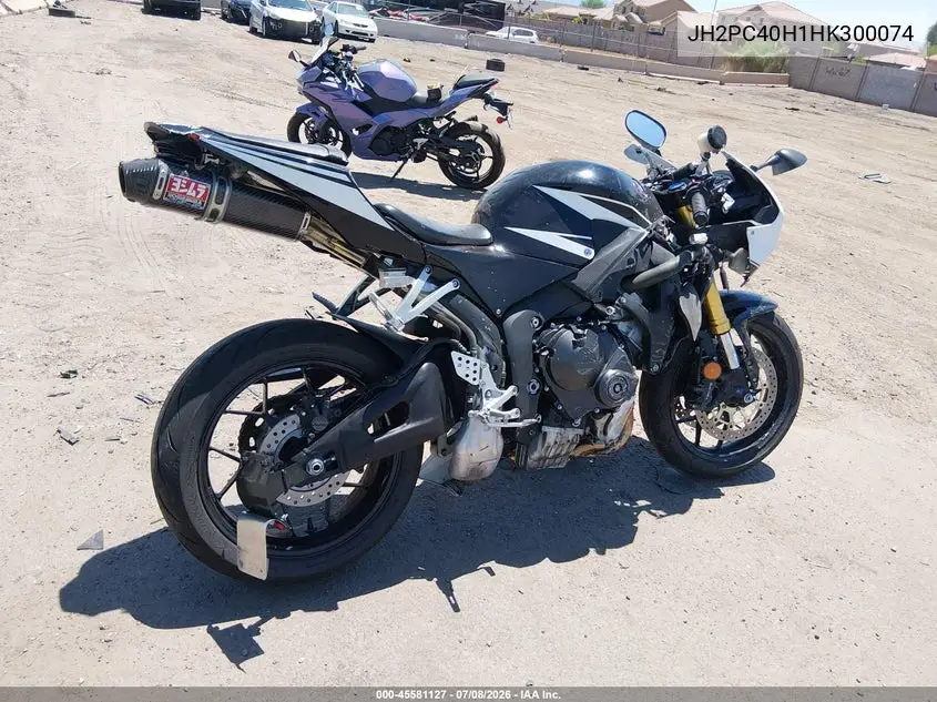 2017 Honda Cbr600 Rr VIN: JH2PC40H1HK300074 Lot: 45581127