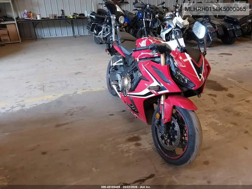 2019 Honda Cbr650 Ra VIN: MLHRH0158K5000065 Lot: 45185489