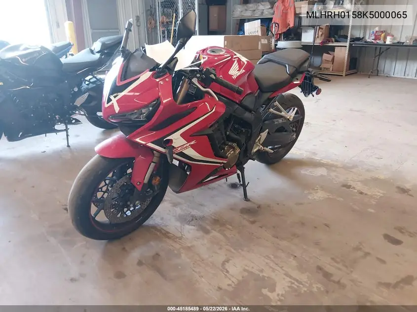2019 Honda Cbr650 Ra VIN: MLHRH0158K5000065 Lot: 45185489