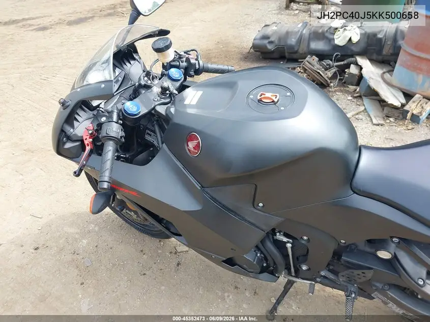 2019 Honda Cbr600 Rr VIN: JH2PC40J5KK500658 Lot: 45352473