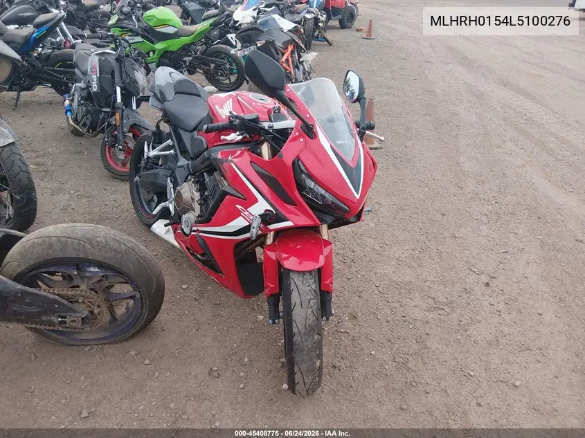 2020 Honda Cbr650 Ra VIN: MLHRH0154L5100276 Lot: 45408775