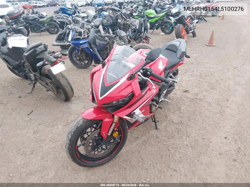 2020 Honda Cbr650 Ra VIN: MLHRH0154L5100276 Lot: 45408775