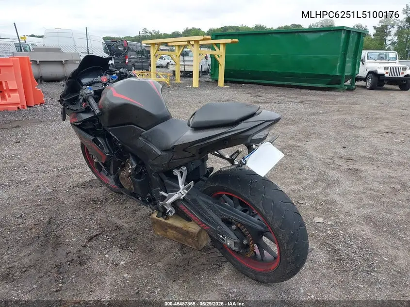 2020 Honda Cbr500 Ra VIN: MLHPC6251L5100176 Lot: 45487855