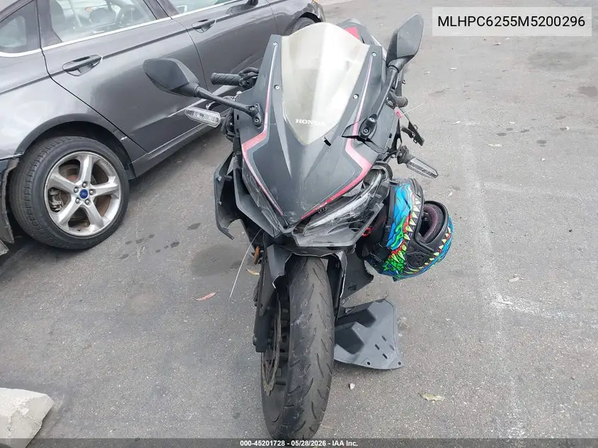 2021 Honda Cbr500 Ra VIN: MLHPC6255M5200296 Lot: 45201728
