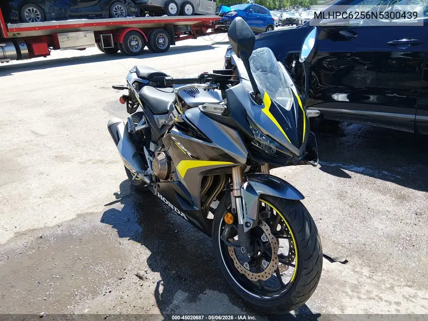 2022 Honda Cbr500 Ra VIN: MLHPC6256N5300439 Lot: 45020687