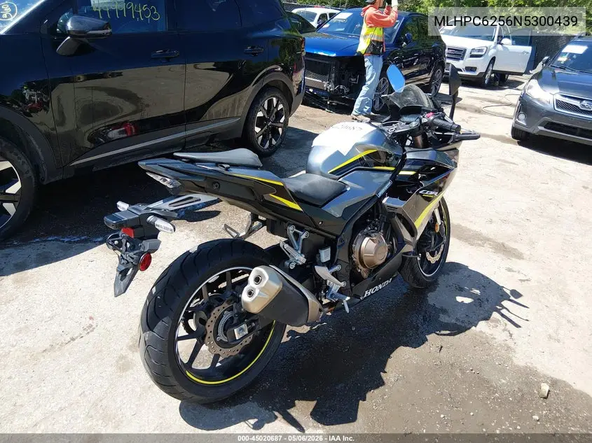 2022 Honda Cbr500 Ra VIN: MLHPC6256N5300439 Lot: 45020687