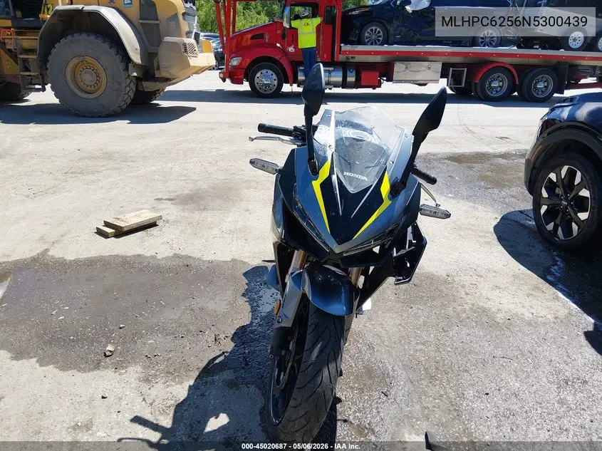 2022 Honda Cbr500 Ra VIN: MLHPC6256N5300439 Lot: 45020687