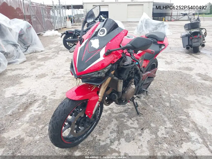 2023 Honda Cbr500 Ra VIN: MLHPC6252P5400492 Lot: 44994511