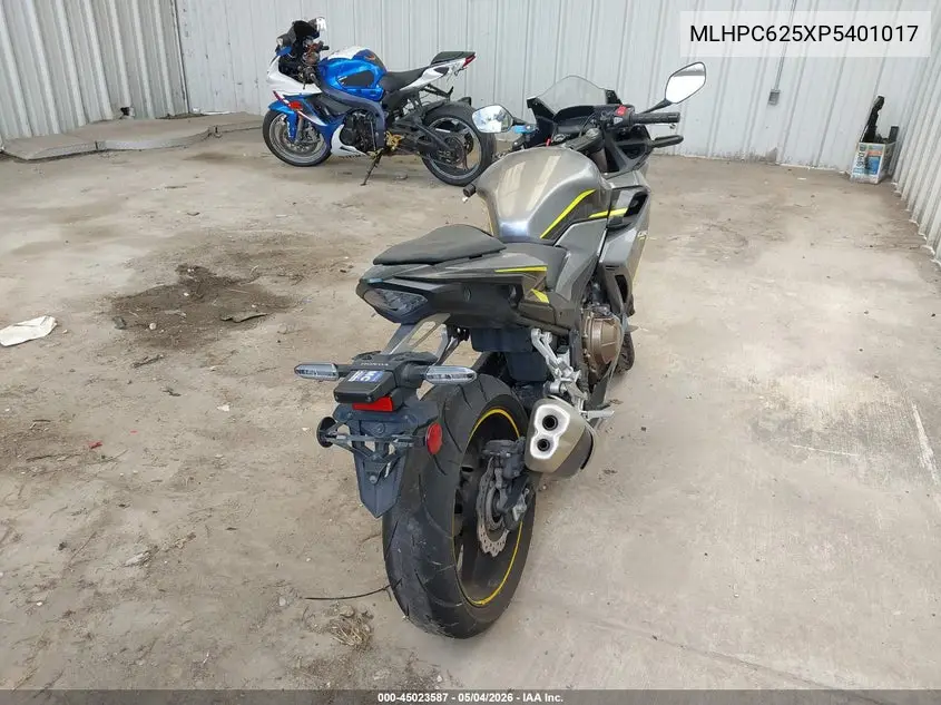 2023 Honda Cbr500 Ra VIN: MLHPC625XP5401017 Lot: 45023587