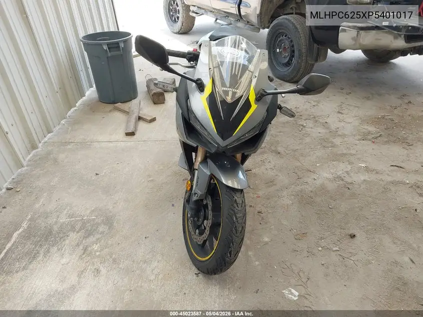 2023 Honda Cbr500 Ra VIN: MLHPC625XP5401017 Lot: 45023587