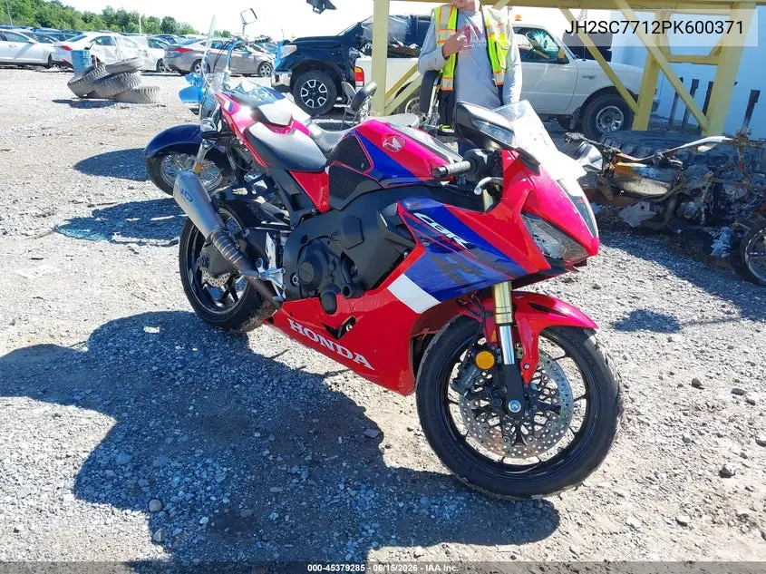 2023 Honda Cbr1000 Rr VIN: JH2SC7712PK600371 Lot: 45379285