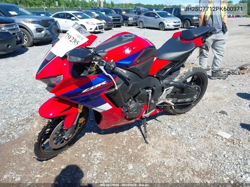 2023 Honda Cbr1000 Rr VIN: JH2SC7712PK600371 Lot: 45379285
