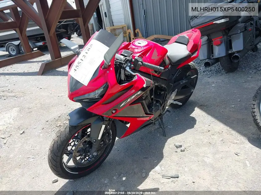 2023 Honda Cbr650 Ra VIN: MLHRH015XP5400250 Lot: 45512185
