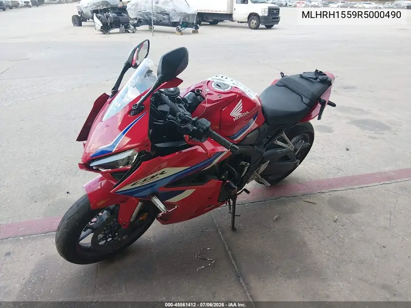 2024 Honda Cbr650 R VIN: MLHRH1559R5000490 Lot: 45561412