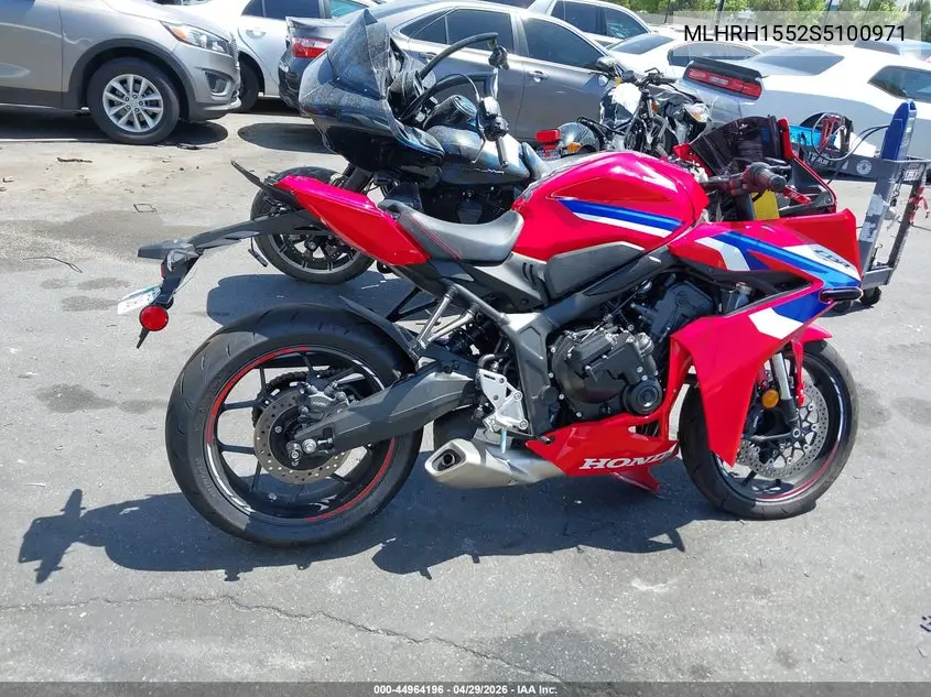 2025 Honda Cbr650 R VIN: MLHRH1552S5100971 Lot: 44964196