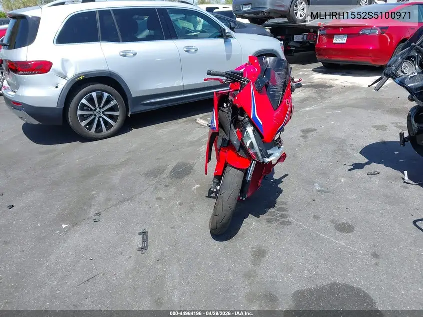 2025 Honda Cbr650 R VIN: MLHRH1552S5100971 Lot: 44964196