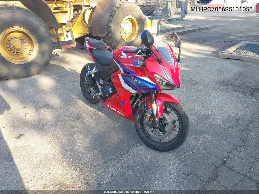 2025 Honda Cbr500 Ra VIN: MLHPC7056S5101055 Lot: 45350135
