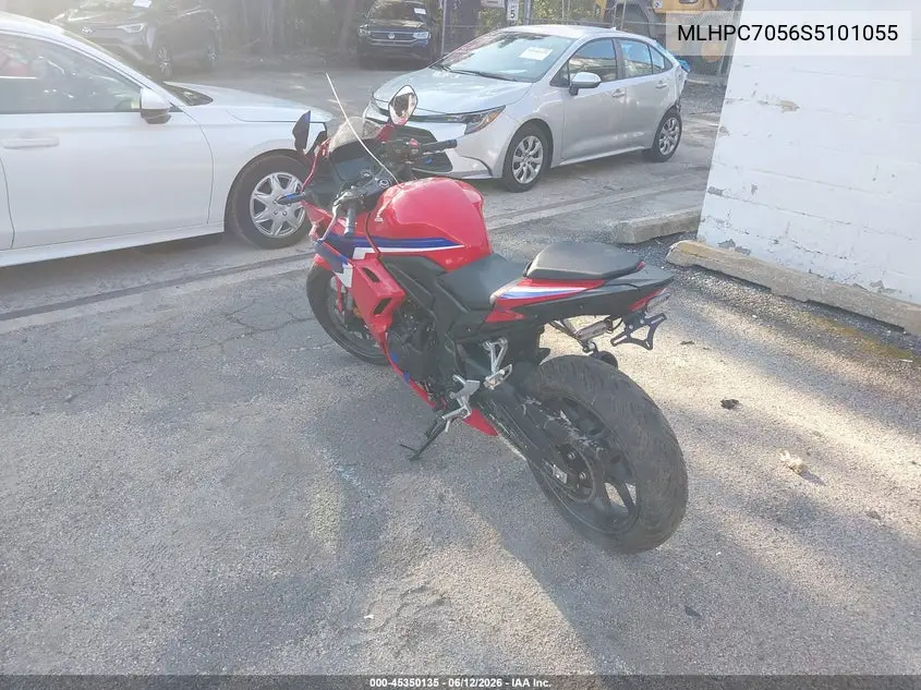 2025 Honda Cbr500 Ra VIN: MLHPC7056S5101055 Lot: 45350135
