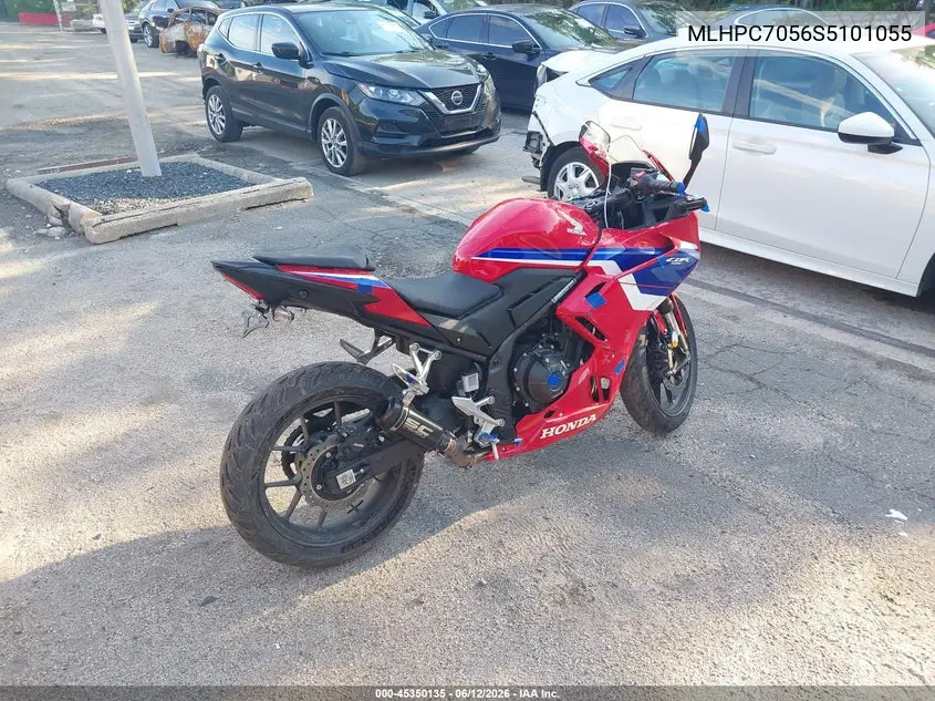 2025 Honda Cbr500 Ra VIN: MLHPC7056S5101055 Lot: 45350135