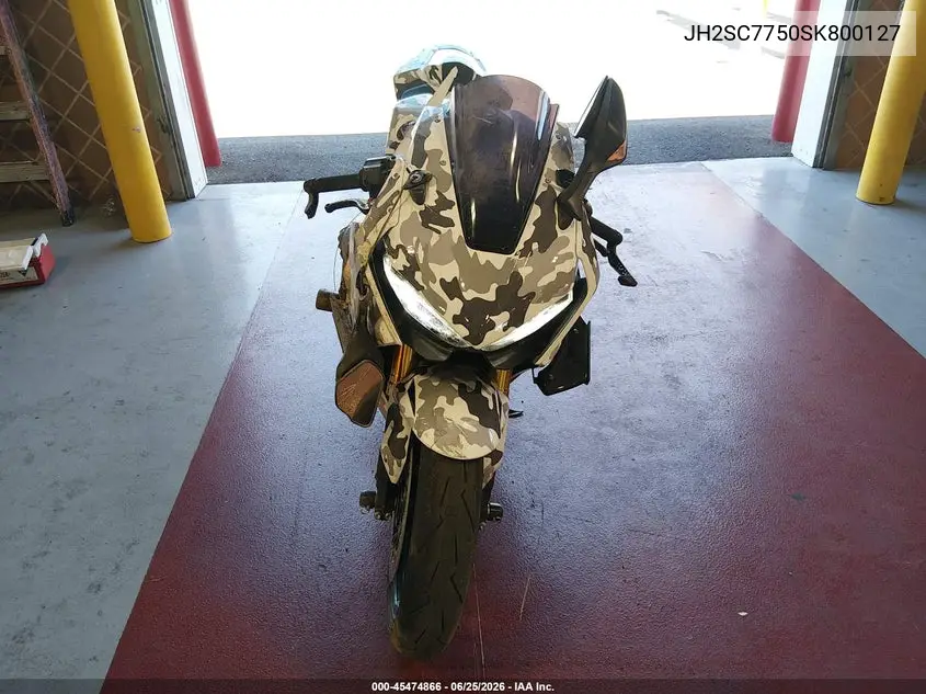 2025 Honda Cbr1000 Ra VIN: JH2SC7750SK800127 Lot: 45474866