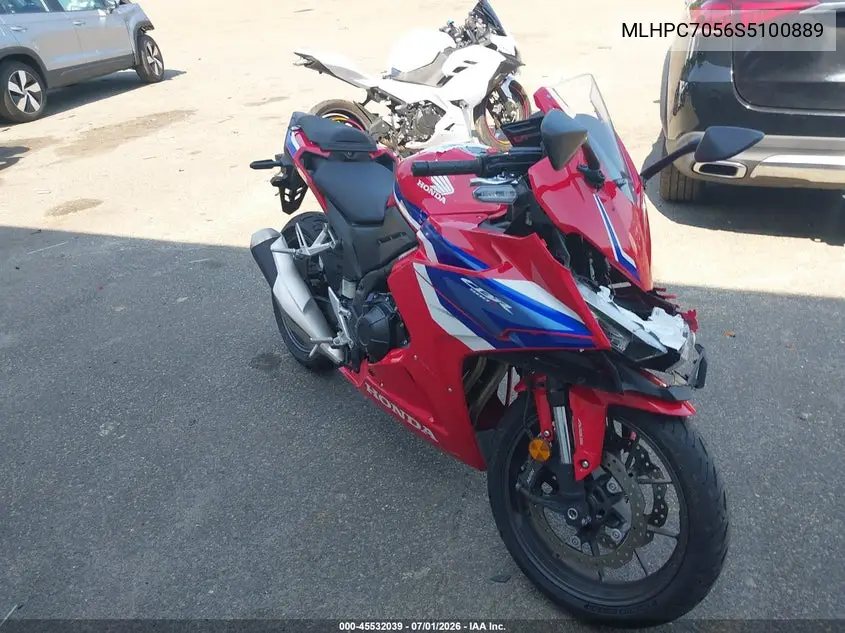 2025 Honda Cbr500 Ra VIN: MLHPC7056S5100889 Lot: 45532039