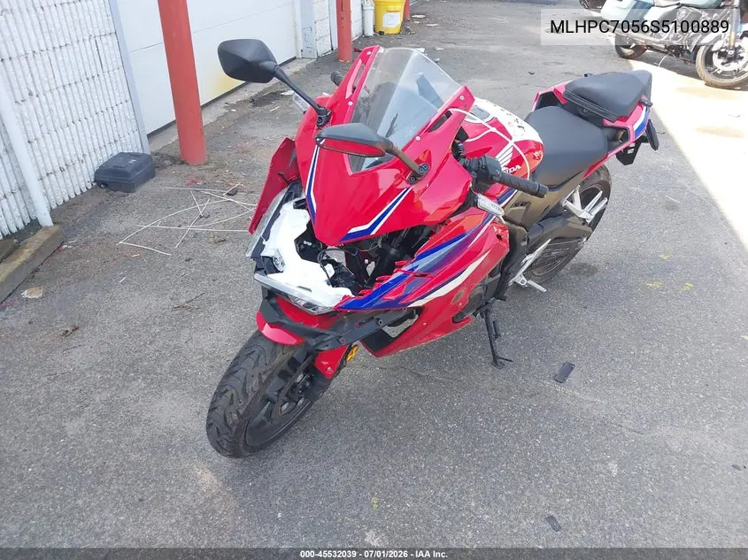 2025 Honda Cbr500 Ra VIN: MLHPC7056S5100889 Lot: 45532039