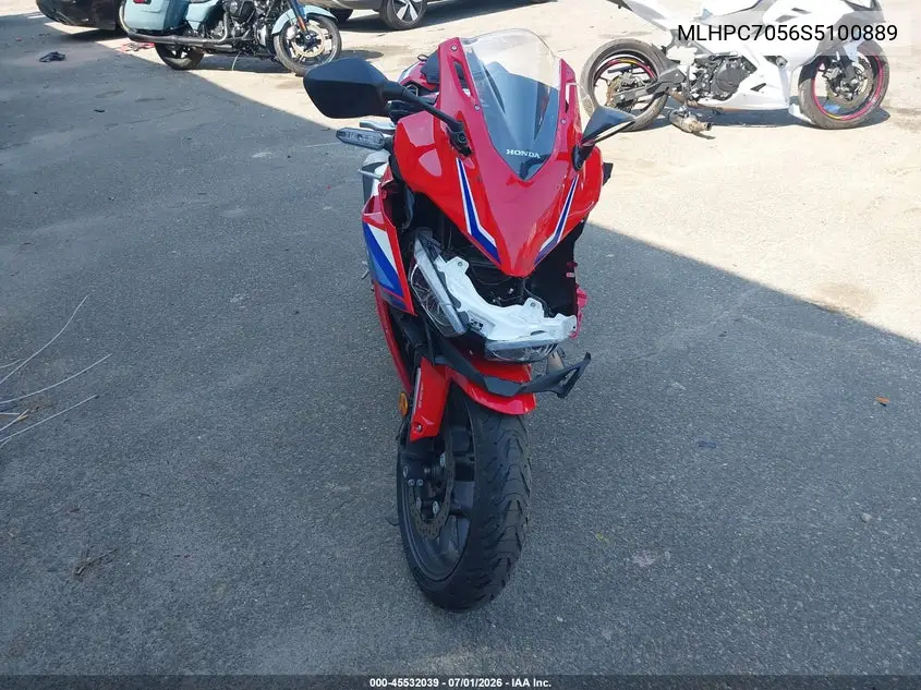 2025 Honda Cbr500 Ra VIN: MLHPC7056S5100889 Lot: 45532039