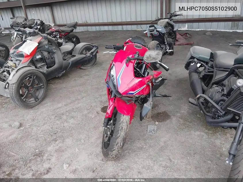 2025 Honda Cbr500 Ra VIN: MLHPC7050S5102900 Lot: 45543988
