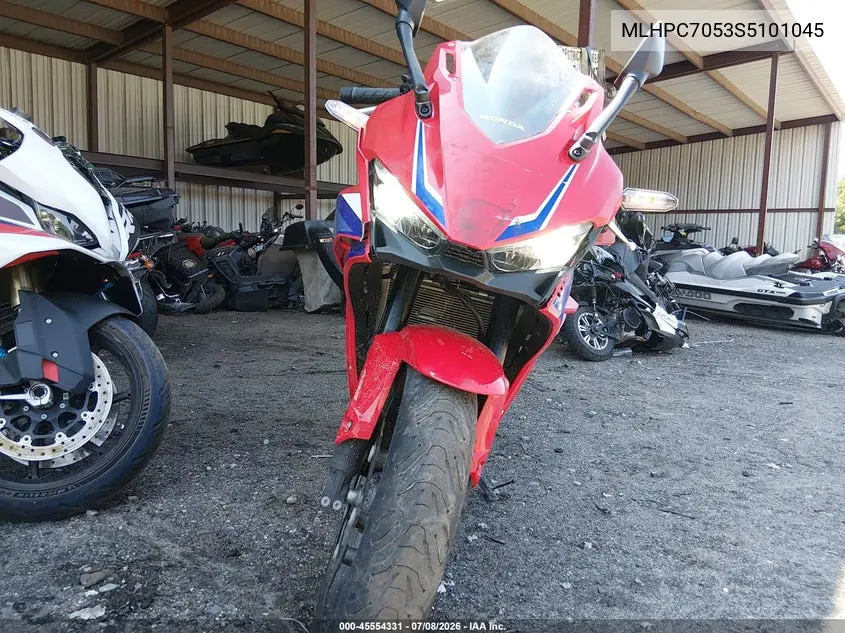 2025 Honda Cbr500 Ra VIN: MLHPC7053S5101045 Lot: 45554331