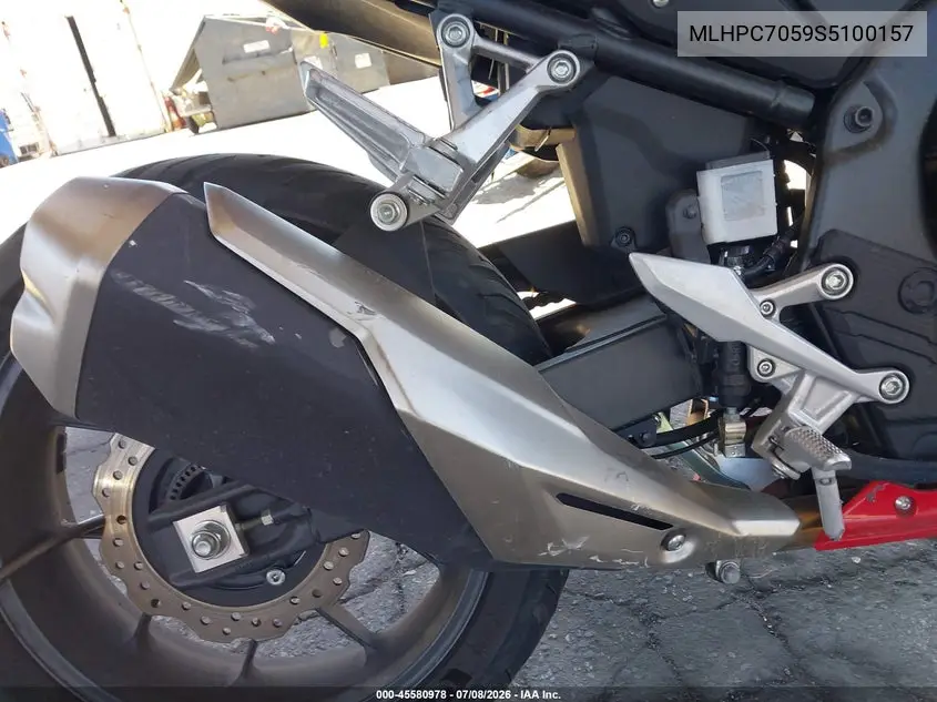 2025 Honda Cbr500 Ra VIN: MLHPC7059S5100157 Lot: 45580978