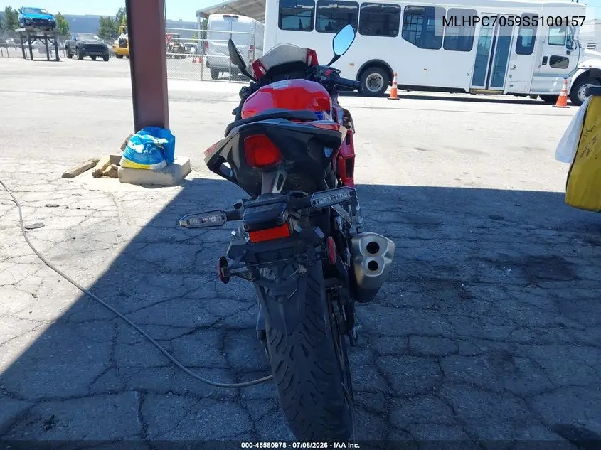 2025 Honda Cbr500 Ra VIN: MLHPC7059S5100157 Lot: 45580978