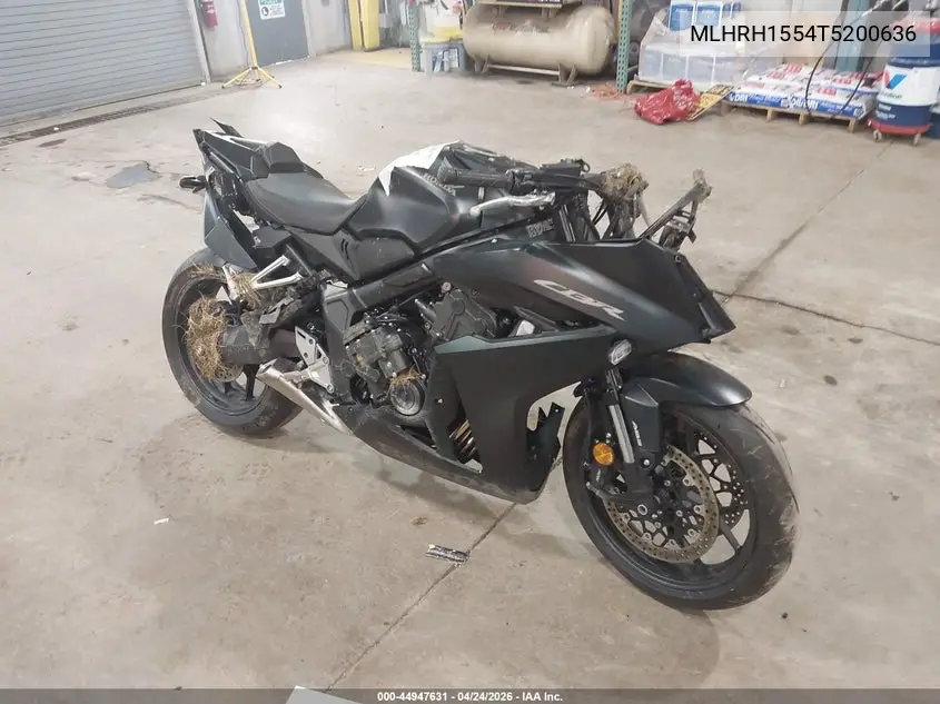 2026 Honda Cbr650 R VIN: MLHRH1554T5200636 Lot: 44947631