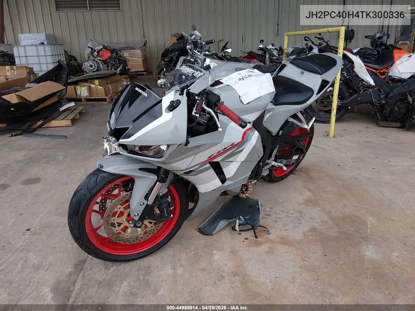 2026 Honda Cbr600 Rr VIN: JH2PC40H4TK300336 Lot: 44988914