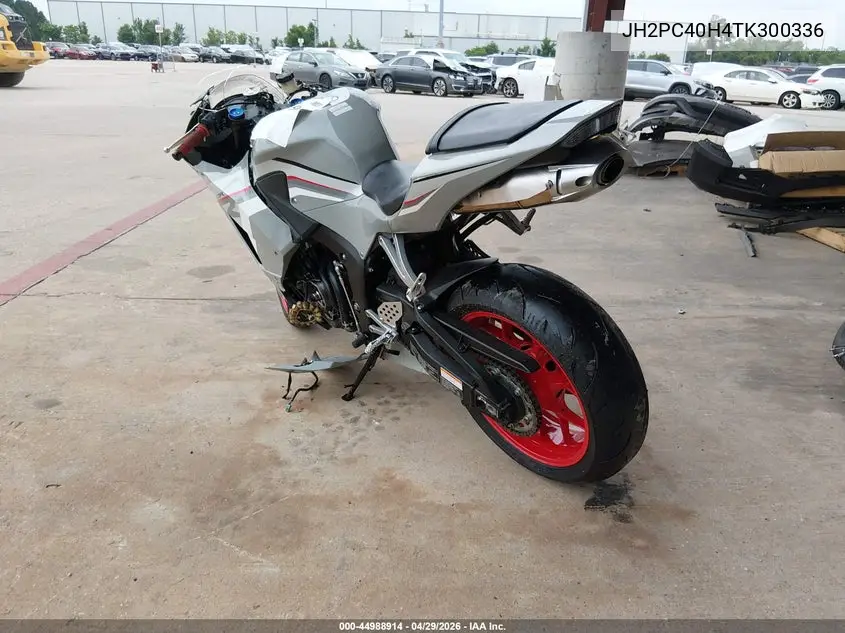 2026 Honda Cbr600 Rr VIN: JH2PC40H4TK300336 Lot: 44988914