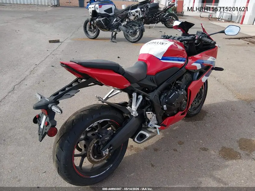 2026 Honda Cbr650 R VIN: MLHRH1557T5201621 Lot: 44993387