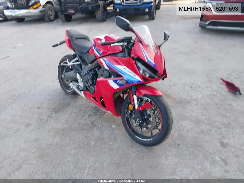 2026 Honda Cbr650 R VIN: MLHRH155XT5201693 Lot: 45046899