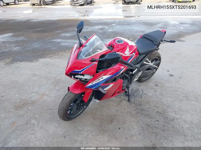 2026 Honda Cbr650 R VIN: MLHRH155XT5201693 Lot: 45046899