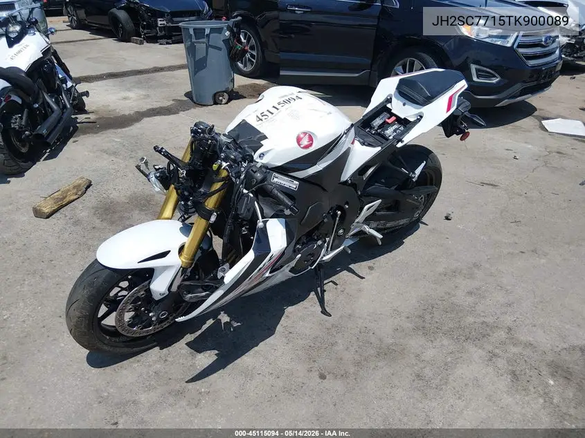 2026 Honda Cbr1000 Rr VIN: JH2SC7715TK900089 Lot: 45115094
