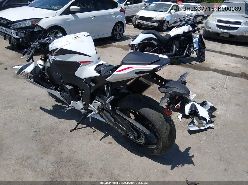 2026 Honda Cbr1000 Rr VIN: JH2SC7715TK900089 Lot: 45115094
