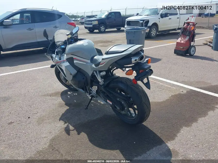 2026 Honda Cbr600 Ra VIN: JH2PC4082TK100412 Lot: 45246216
