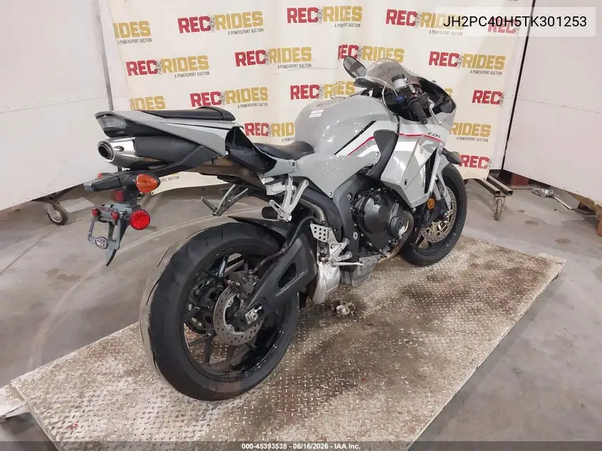2026 Honda Cbr600 Rr VIN: JH2PC40H5TK301253 Lot: 45393538