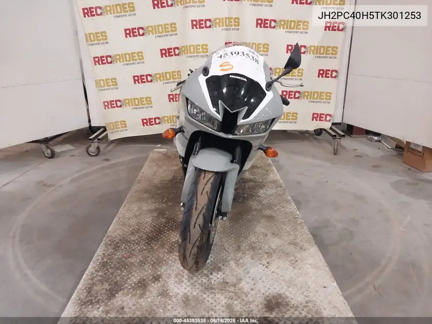 2026 Honda Cbr600 Rr VIN: JH2PC40H5TK301253 Lot: 45393538